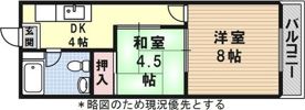 香山コーポの外観画像