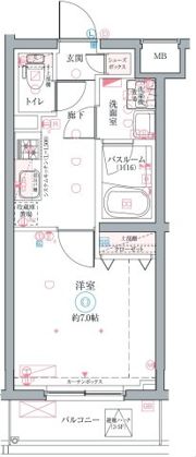 クレヴィスタ成増の間取り画像
