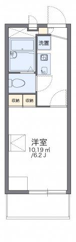 レオパレス花水木一番館の間取り画像