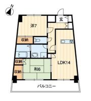エクセルメゾン岡山の間取り画像