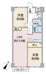 吉祥寺北町ハイムの間取り画像