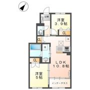 エステート国立の間取り画像