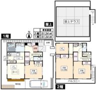 境一丁目戸建の間取り画像