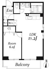 リバーサイドMAKIBAの間取り画像