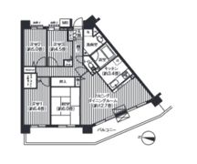 KS桜川の間取り画像