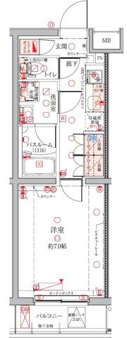 クレヴィスタ久が原の間取り画像