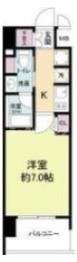 ルネフラッツ森小路駅前Ⅱの間取り画像