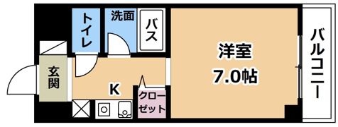 萱野ビルの間取り画像