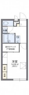 レオパレスアドミラブールⅡの間取り画像
