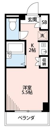 ジュネス八幡の間取り画像