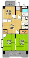 シャトレ苅田IIの間取り画像