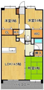 タウンコートIIIの間取り画像