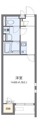 クレイノクローバーハイツⅡの間取り画像
