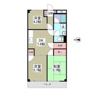 インペリアル本丸の間取り画像