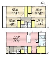 クレイドルガーデン川越市岸町第11 9号棟の間取り画像