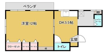 メゾンエーワンの間取り画像
