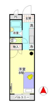 SKマンションの間取り画像