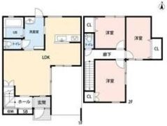 キャレブラン三島の間取り画像