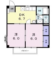 テルサ中居Bの間取り画像