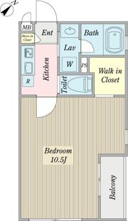 クレアの間取り画像