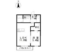 ウィズハイム西大寺の間取り画像