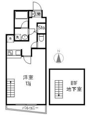 メゾン柿の木の間取り画像