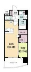 セレニテ難波グランデノールの間取り画像