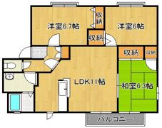 コーポランド津田新町 C棟の間取り画像