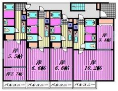 Mark Duo西所沢Ⅰの間取り画像