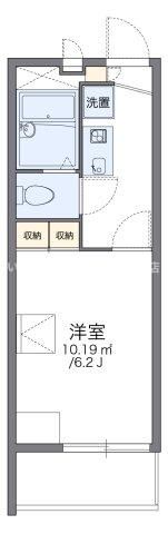 レオパレスRacoonD 5の間取り画像