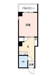 ユーコート府中の間取り画像