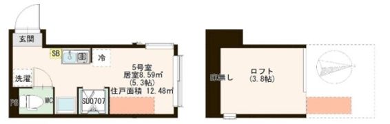ハーモニーテラス西葛西Ⅱの間取り画像