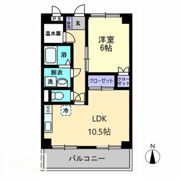 津山マンションの間取り画像