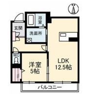 グランマスト今 A棟の間取り画像