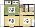 リバーサイド花里Bの間取り画像