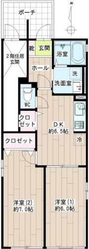 北馬込一丁目戸建の間取り画像