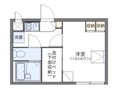 レオパレスグレイスの間取り画像