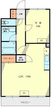 サンライズたけやまの間取り画像