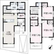 レフコース A棟の間取り画像