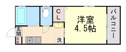 えぼしハイツ六甲の間取り画像