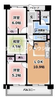 KDXレジデンス守口の間取り画像