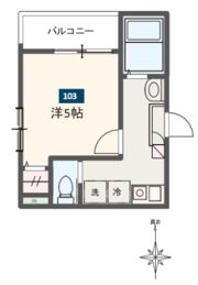MELDIA江戸川の間取り画像