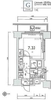 SPATIEXEBEC亀戸の間取り画像
