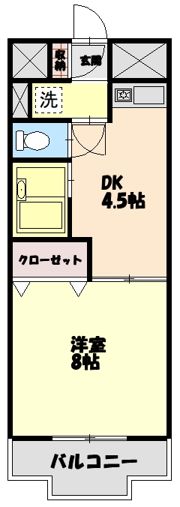 ラ・フォーレIの間取り画像