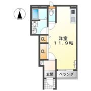 アルフォート中央の間取り画像