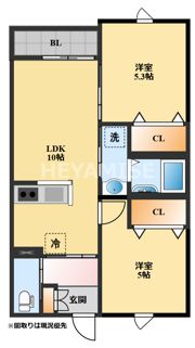 ラグーナの間取り画像