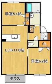 リバプールII番館の間取り画像