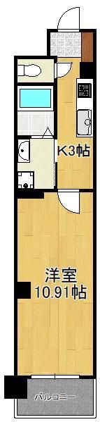 ラフィーネ到津学園通りの間取り画像