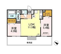 リバーサイド江並の間取り画像