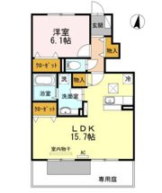 ウエストヴィレッジⅡ A棟の間取り画像